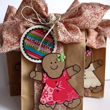 ~ Christmas gift bags ~ **Elle's Studio**