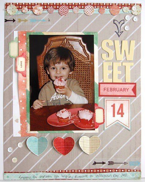 ~ sweet ~ Scrapbook Circle January kit