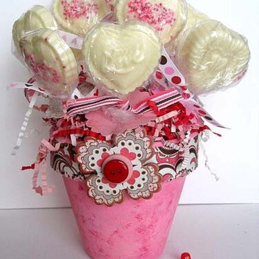 ~ chocolate lollipop bouquet ~