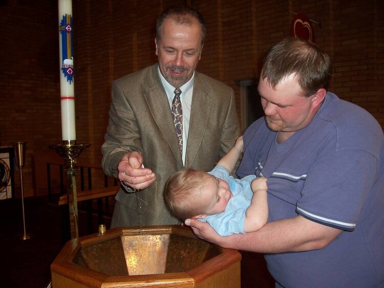 Hunter&#039;s baptismal