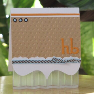 HB (Happy Birthday ) Card