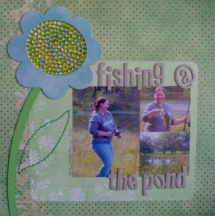 fishing at the pond