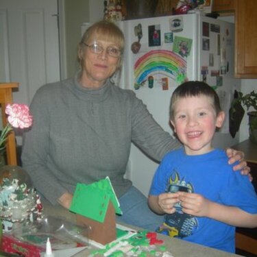 Grandma &amp; her Brett on Christmas Eve