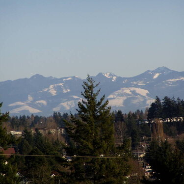 Mount Rainier from my deck in Tacoma, Wa.