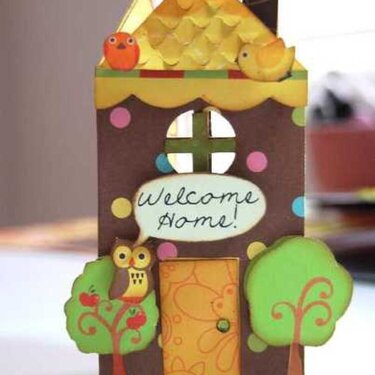"Welcome Home" Card *My Little Shoebox"