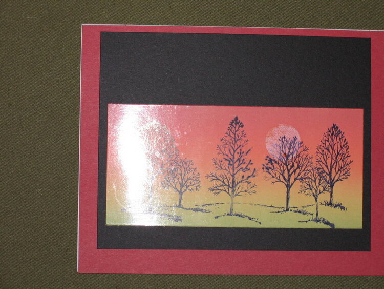 My first Stampin Up card