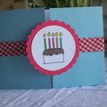 Birthday gate-fold card