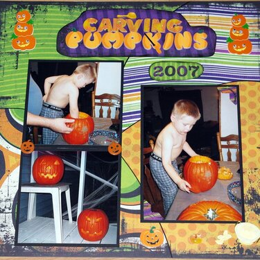 Carving Pumpkins 2007 K