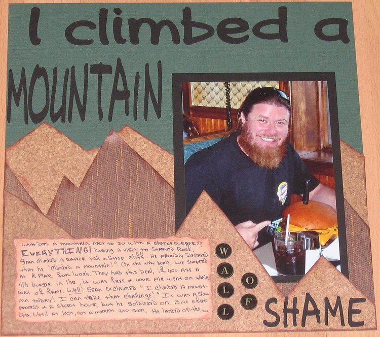 I Climbed a Mountain F