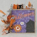 Halloween Paper Bag Album (Cover/Title Page)