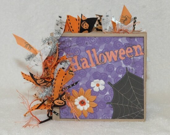 Halloween Paper Bag Album (Cover/Title Page)