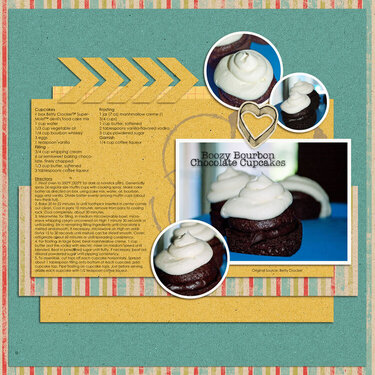 Recipe Album: Boozy Bourbon Chocolate Cupcakes