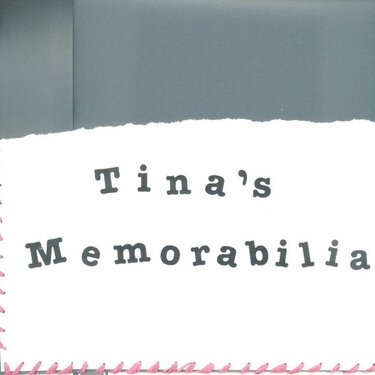Tina&#039;s Memorabilia Pocket Page