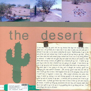 walk in the desert