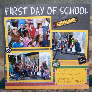 First Day of School PG1