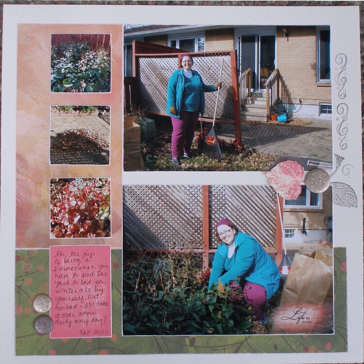 Fall layout - right page