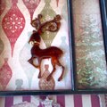 Detail - Reindeer and stickled tree