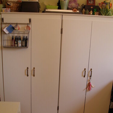 Storage - pantry cupboards closed