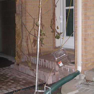 Crazy neighbour&#039;s front steps