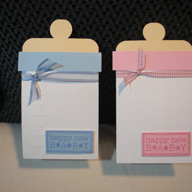 Baby Bottle Cards