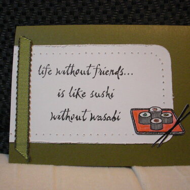 Sushi card