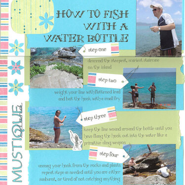 How to fish with a water bottle