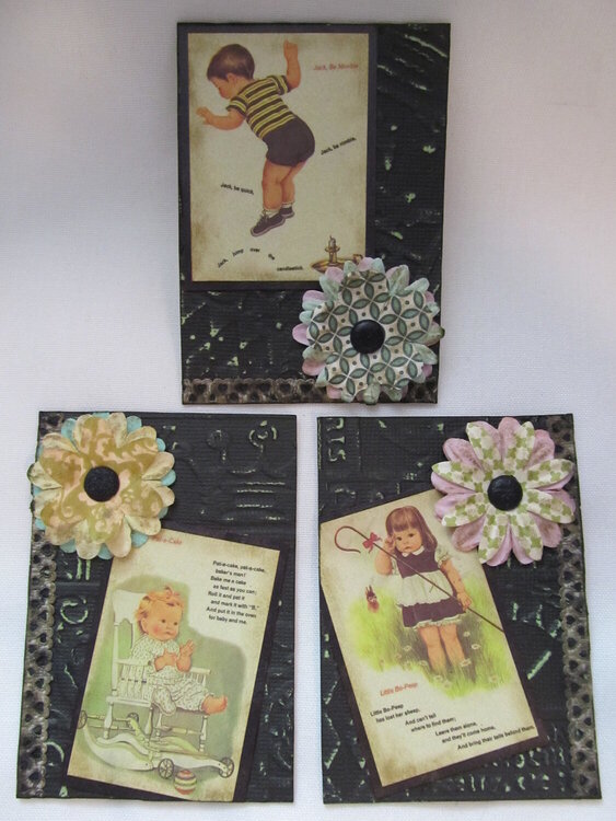 Vintage Nursery Rhymes, Aug ATC Series