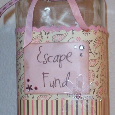 Creative Escape Fund Jar