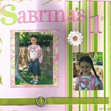 Sabrina&#039;s First Day Of Kindergarten #3