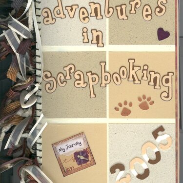 Adventures in Scrapbooking - front