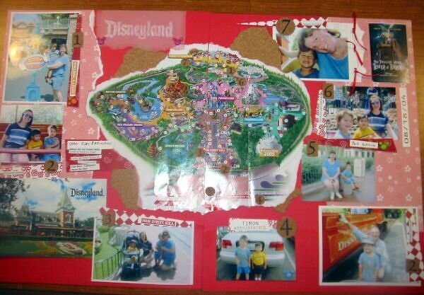 Disneyland Trip with Map