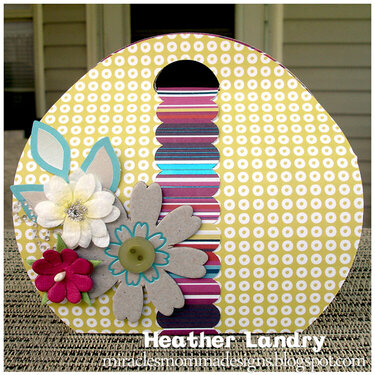 Embellished Circle Purse