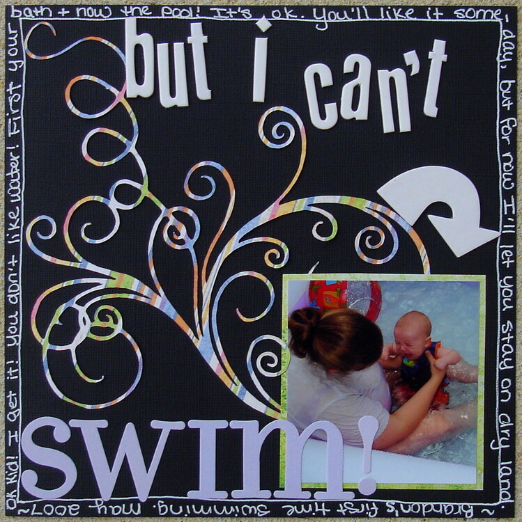 but i can&#039;t SWIM!-Brandon&#039;s Baby Album