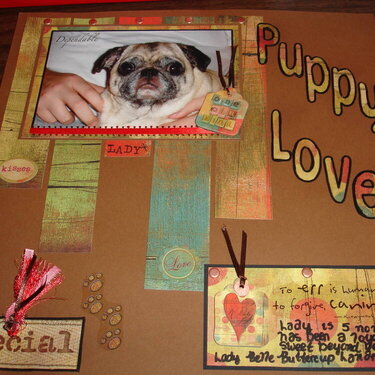 Puppy Love- May Mini Sketch Challenge and May Keyword Challenge