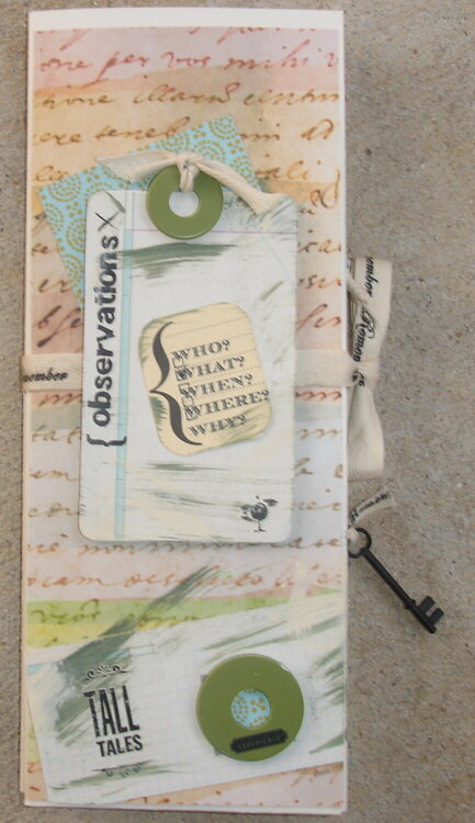 Front Cover of Travel Journal from Creative Escape