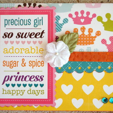 Precious Girl Card (Scraptastic Club)