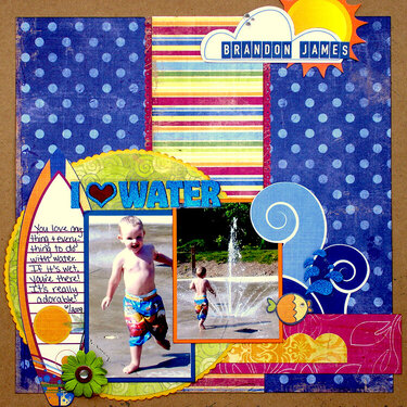 I Love Water (Scraptastic Club)