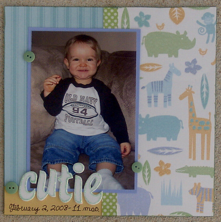 Cutie-Brandon&#039;s Baby Album