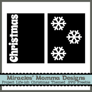 Free Christmas .SVG Card
