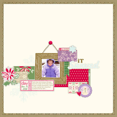 It Snowed (Cosmo Cricket Digital)