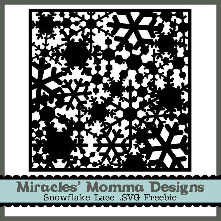 Snowflake Lace SVG Freebie