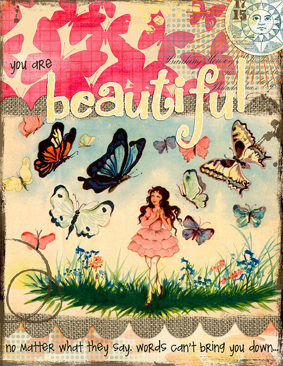 Beautiful (Jessica Sprague&#039;s Digital Art Journaling Class)