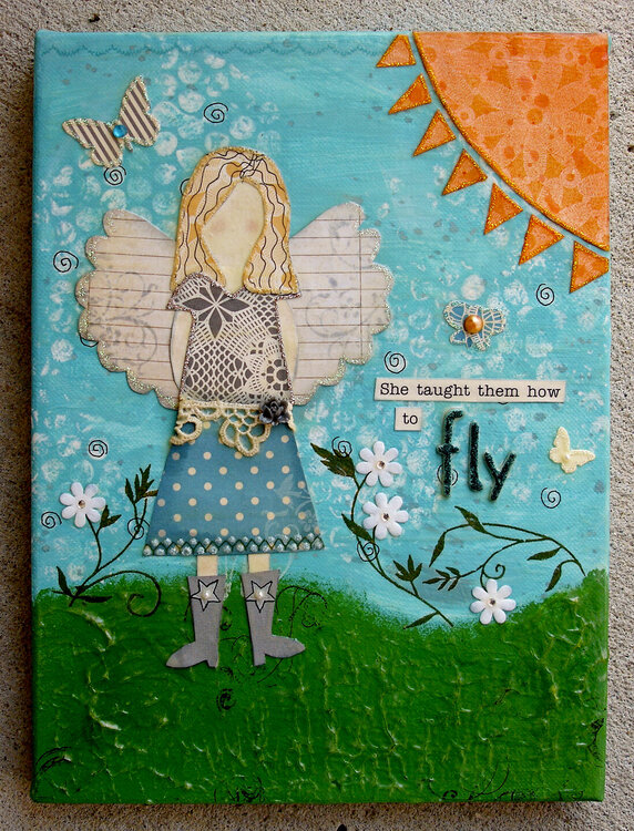 She Art Fly Girl (Scraptastic Club)