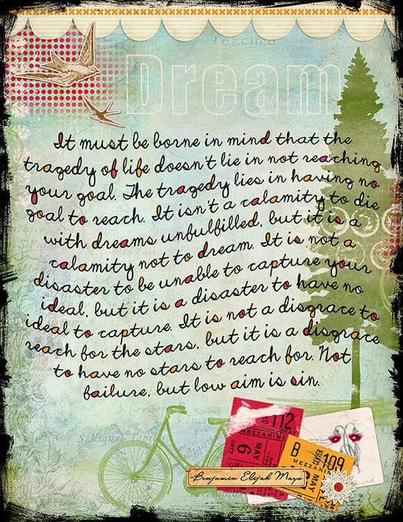 Dream (Jessica Sprague&#039;s Digital Art Journaling Class)