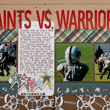 Saints Vs. Warriors