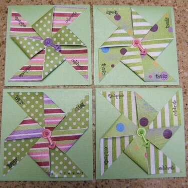 Pinwheel Cards