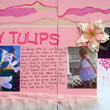 Sneaky Tulips Double layout