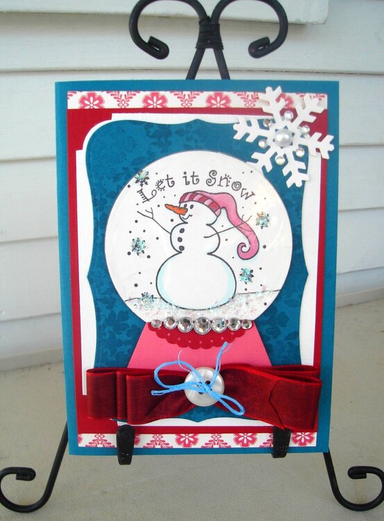 Dec Card Contest  *Snow Globe*