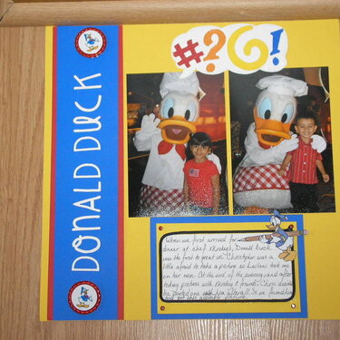 Disney Trip- Donald Duck