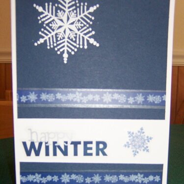 Happy Winter card
